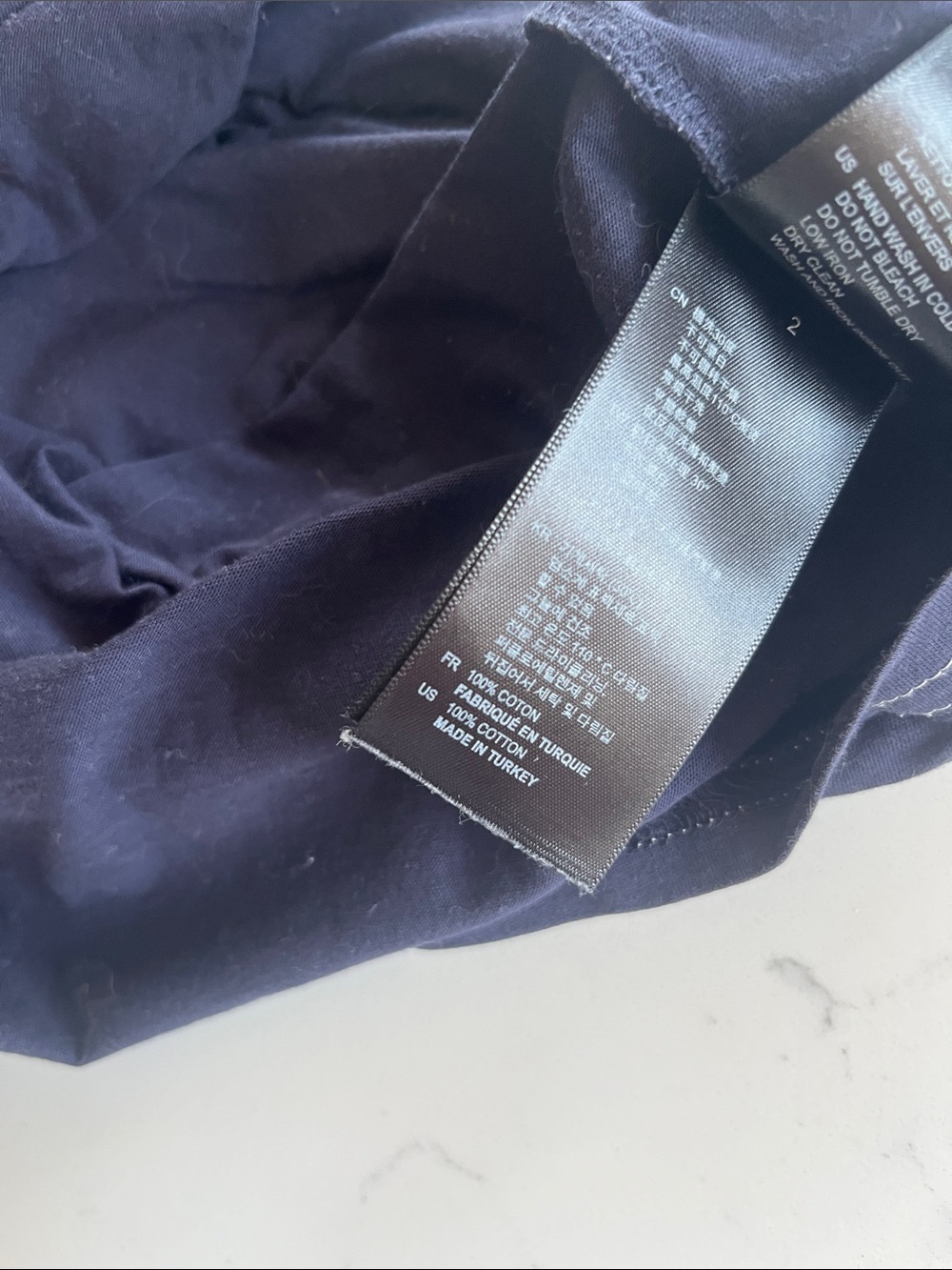 Sandro Navy T‑Shirt with Red Logo (Size 1) - Picture 9 of 10